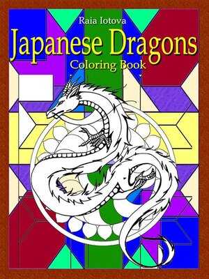 cover image of Japanese Dragons--Coloring Book